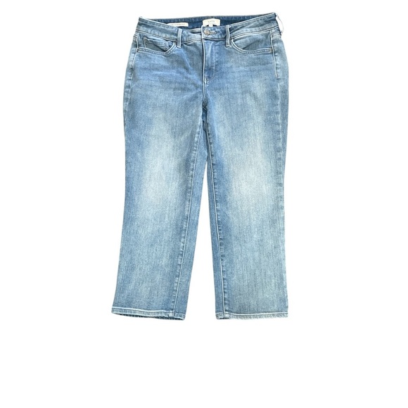 NYDJ Marilyn Straight Leg Jeans Light Wash Ankle Size 8 - Picture 2 of 5